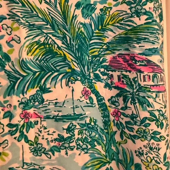 🦋Lilly Pulitzer swing tank top criss cross back size extra small EUC - Picture 3 of 5